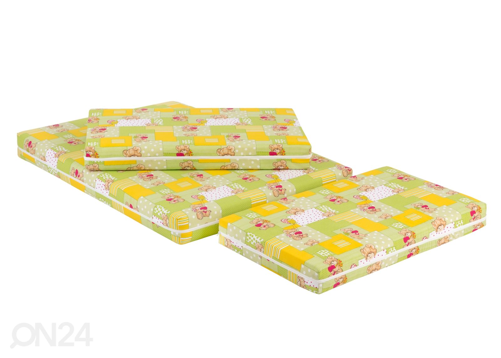 Pidennettävä lasten patja kookoksella Pipi 75x100+42+42 cm kuvasuurennos