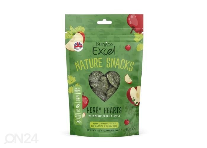 Pieneläimen makupala herby hearts 60g kuvasuurennos