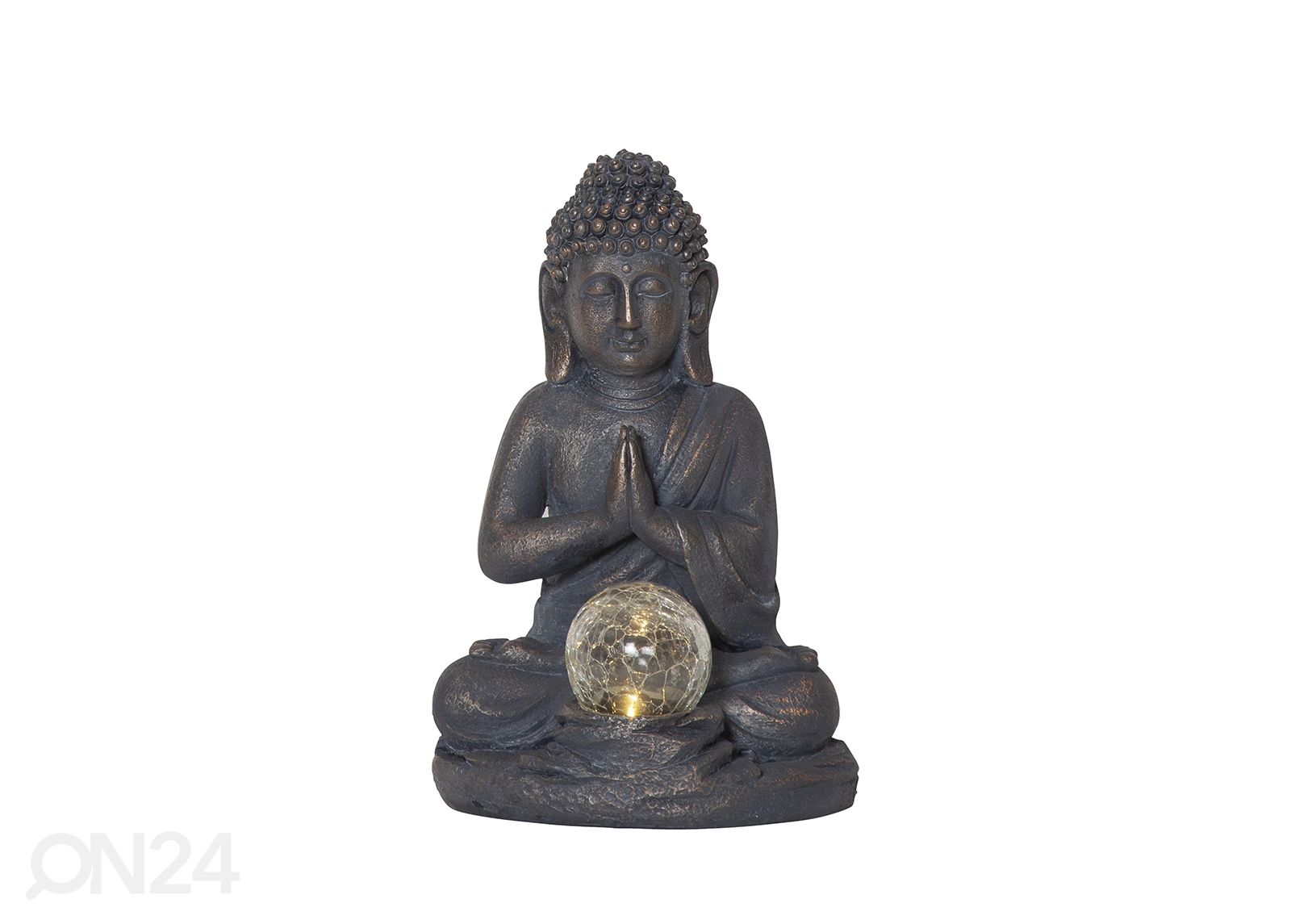 Pihakoriste aurinkokennolla Buddha kuvasuurennos