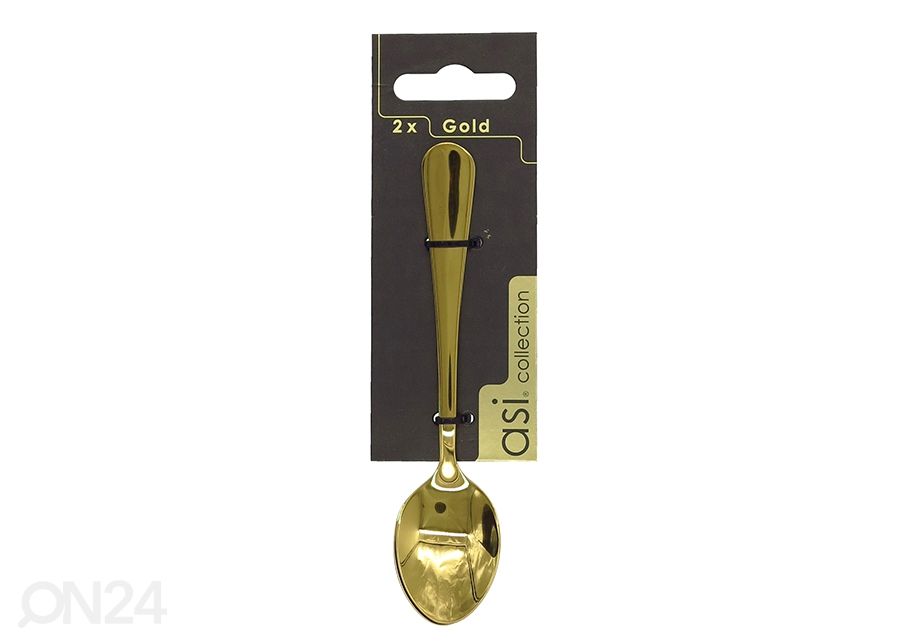 Pikkulusikka Gold 6 kpl kuvasuurennos