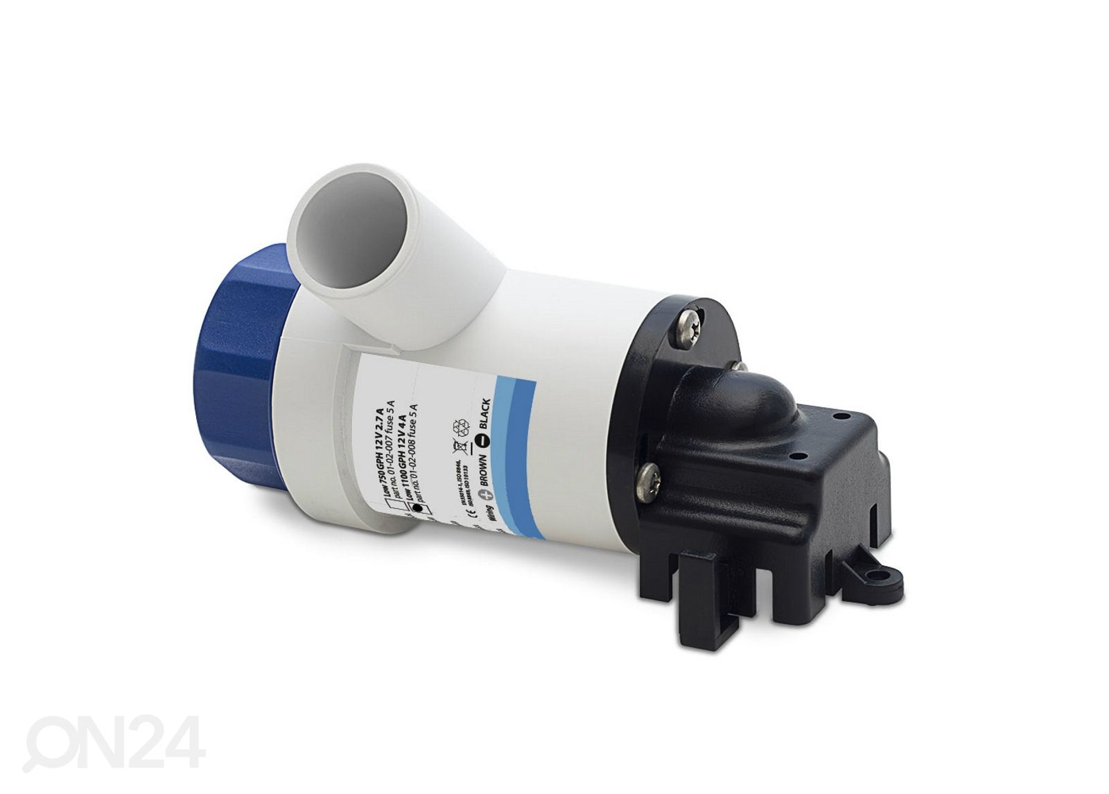 Pilssipumppu 1100 GPH (75 L / min) matalaprofiilinen 12 Vv kuvasuurennos