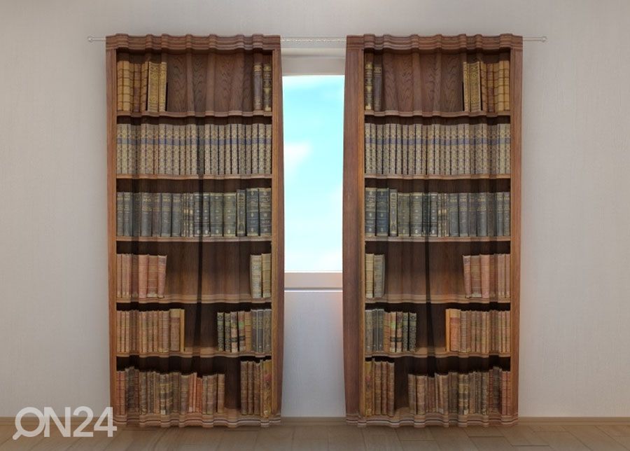 Pimennysverhot Bookcase 240x220 cm kuvasuurennos