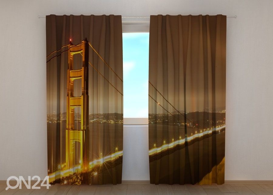 Pimennysverhot Bridge 2, 240x220 cm kuvasuurennos