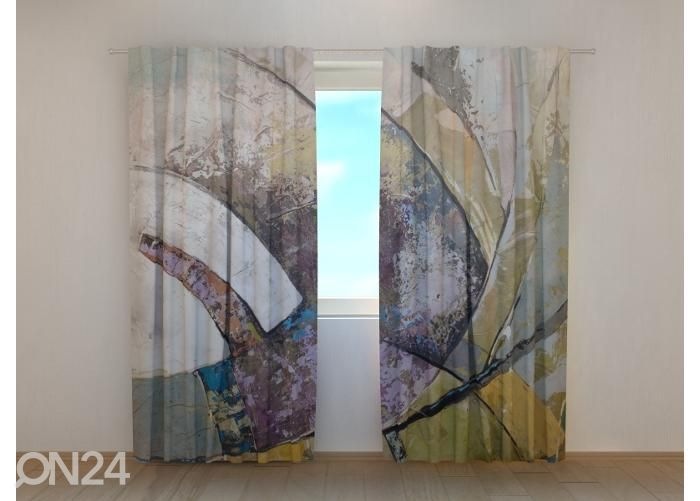 Pimennysverhot Modern Abstract Art Painting 240x220 cm kuvasuurennos