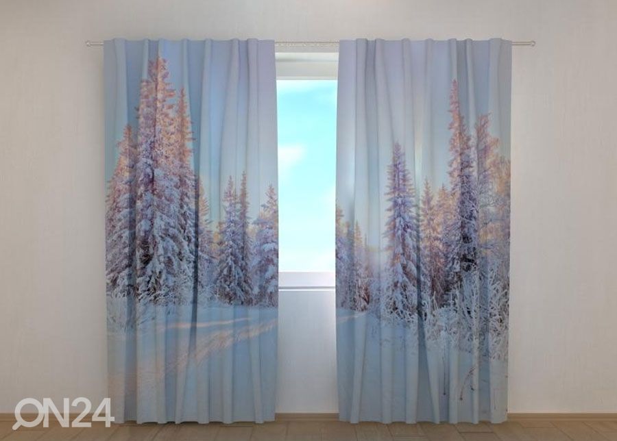 Pimennysverhot Winter Tale 240x220 cm kuvasuurennos