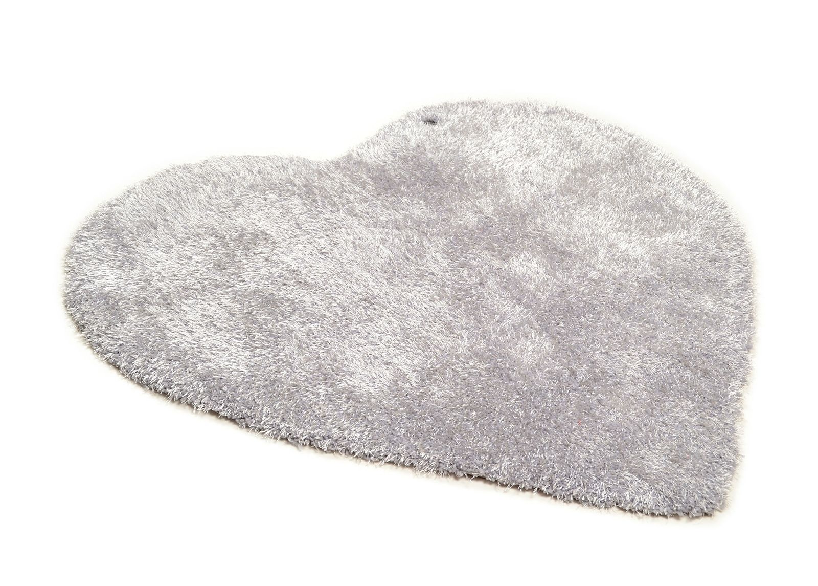 Pitkäkarvainen matto SOFT UNI HEART 100x100 cm kuvasuurennos