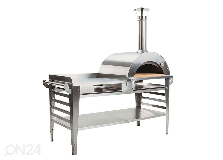 Pizzauuni pöytätasolla Pizzo-XL-set-inox kuvasuurennos