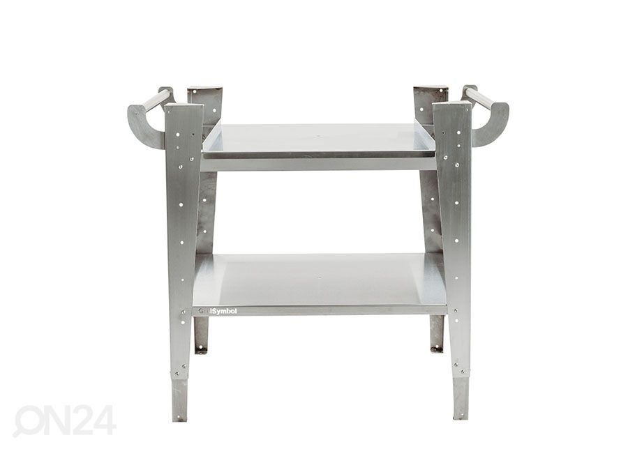 Pizzauunin jalusta Baso-inox kuvasuurennos