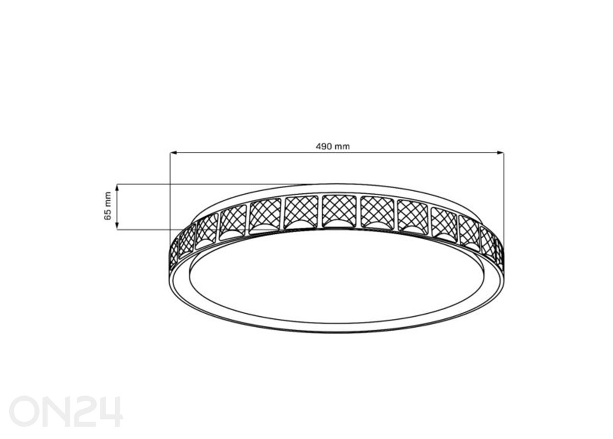 Plafondi Nina LED Ø 49 cm kuvasuurennos