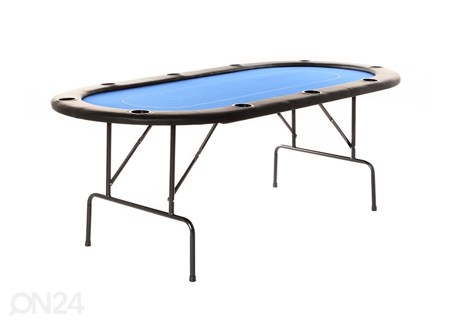 Pokeripöytä sininen kuvasuurennos