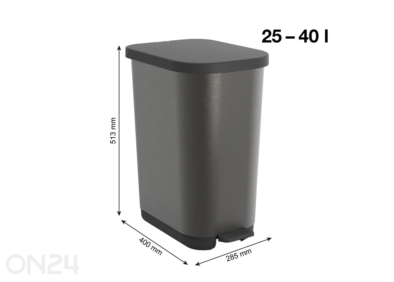Poljinroskakori RIBO 35 L kuvasuurennos mitat