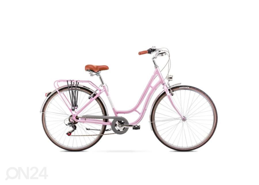 Polkupyörä ROMET Luiza Eco 26 26" M, vaaleanpunainen kuvasuurennos