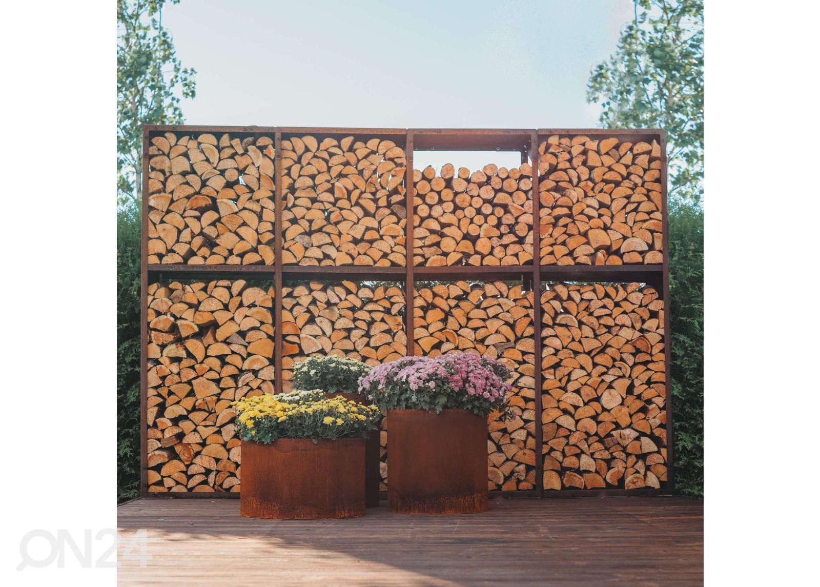 Polttopuuhylly GrillSymbol Wall XL kuvasuurennos