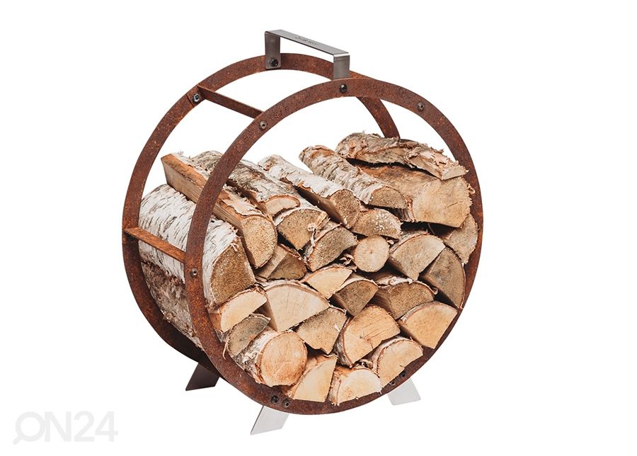 Polttopuukori Cor-Ten terästä Hugo, Ø 58 cm kuvasuurennos