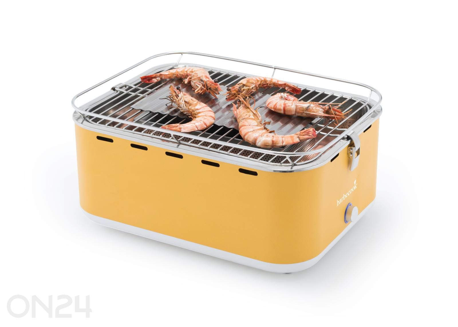 Pöytähiiligrilli Barbecook Carlo 44 x 33 x 21 cm, keltainen kuvasuurennos