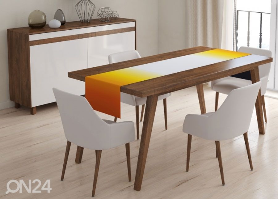 Pöytäliina OMBRE SUNRISE 50x200 cm kuvasuurennos