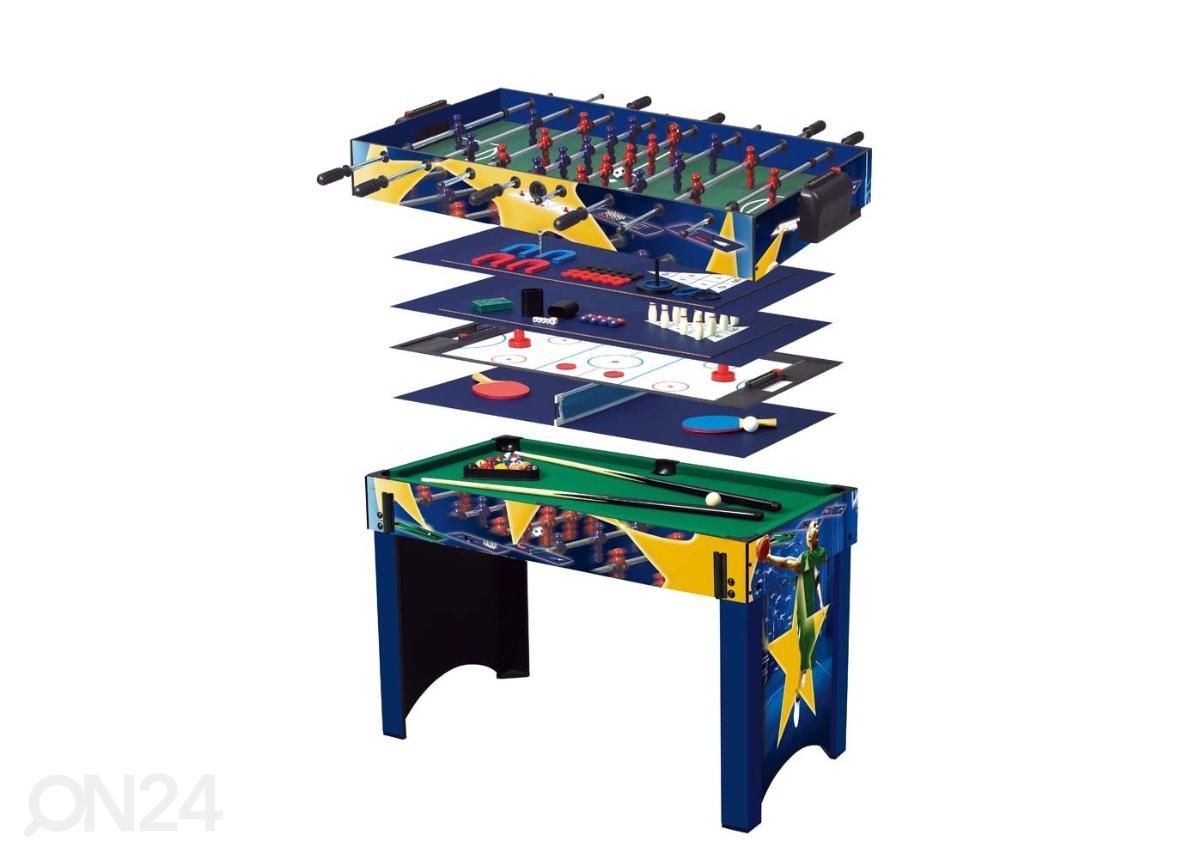 Pöytäpeli erilaisilla tasoilla Supertable 13in1 WORKER kuvasuurennos