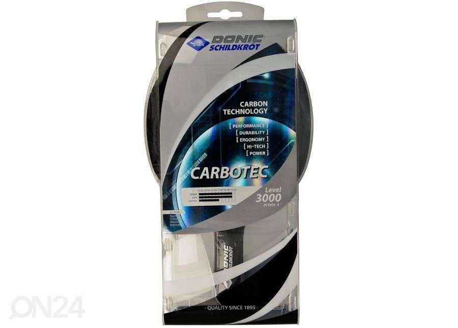 Pöytätennismaila DONIC CarboTec 3000 SSB0336-3000 kuvasuurennos