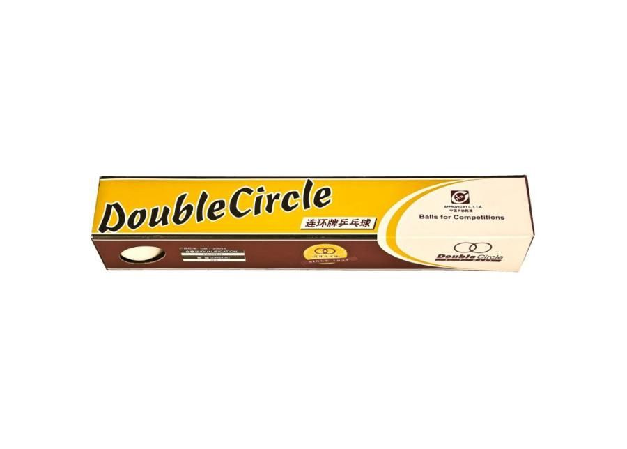 Pöytätennispallot Double Circle 6 kpl kuvasuurennos