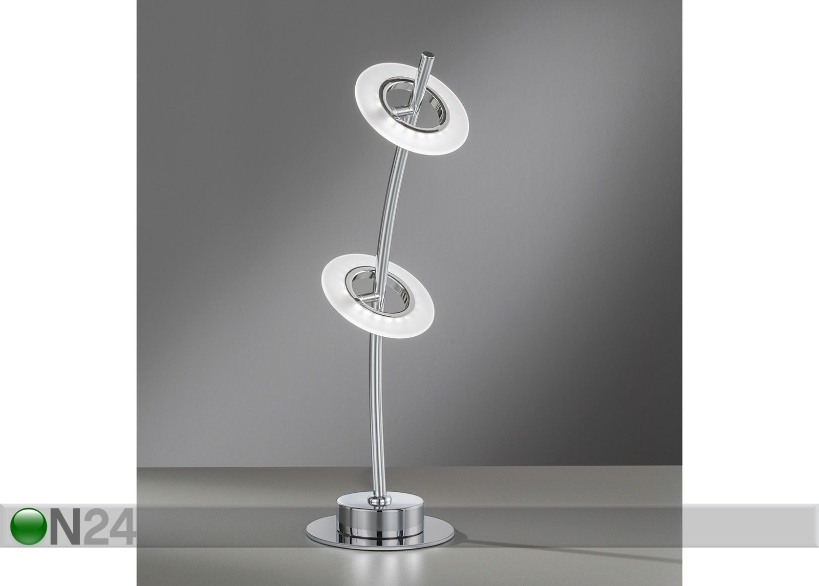 Pöytävalaisin Bambus LED kuvasuurennos