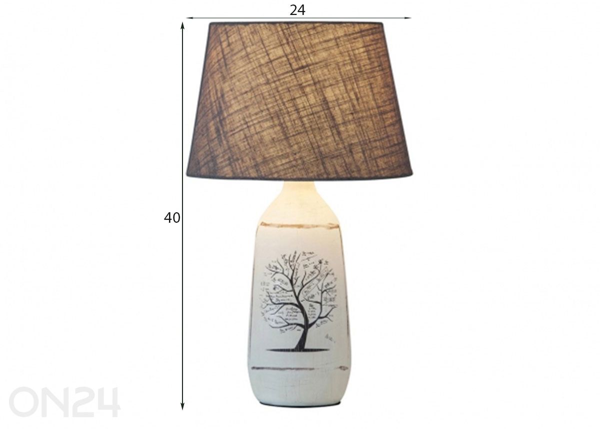 Pöytävalaisin Dora kuvasuurennos mitat