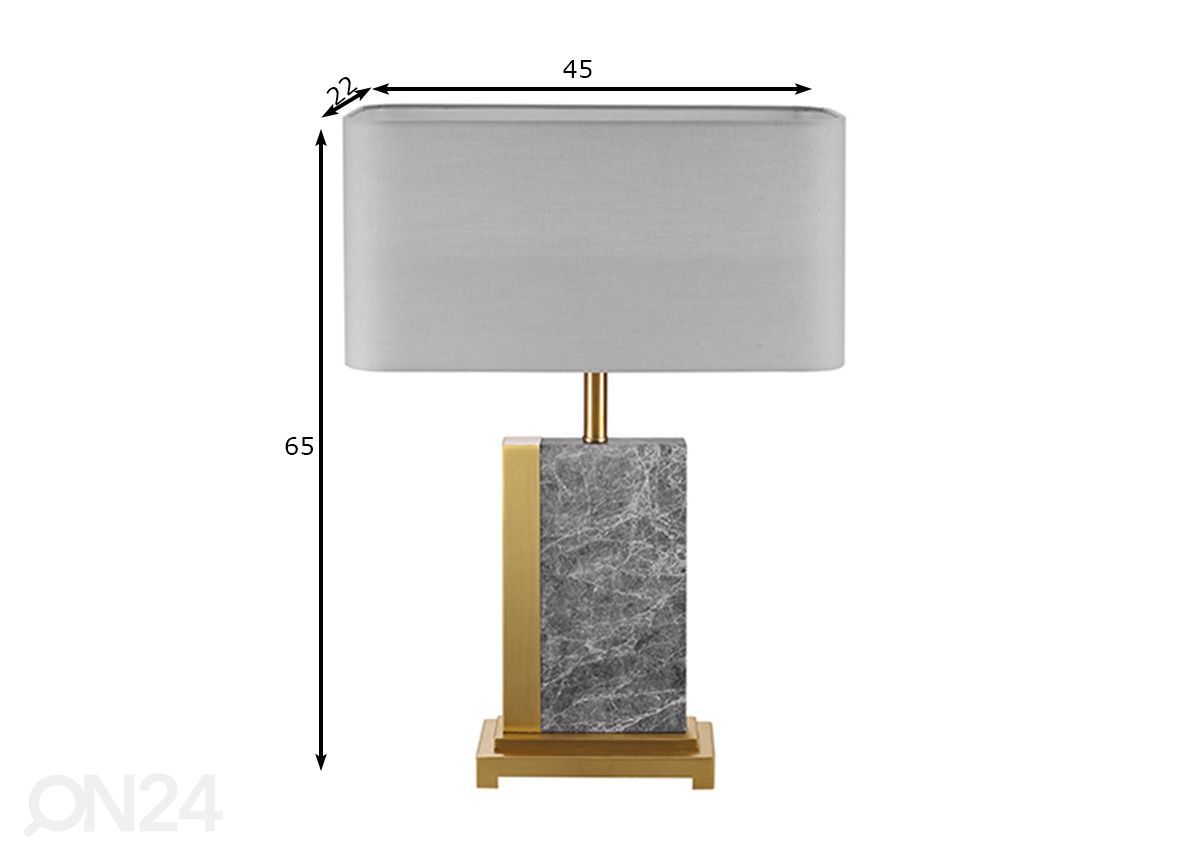 Pöytävalaisin Elegancia kuvasuurennos mitat