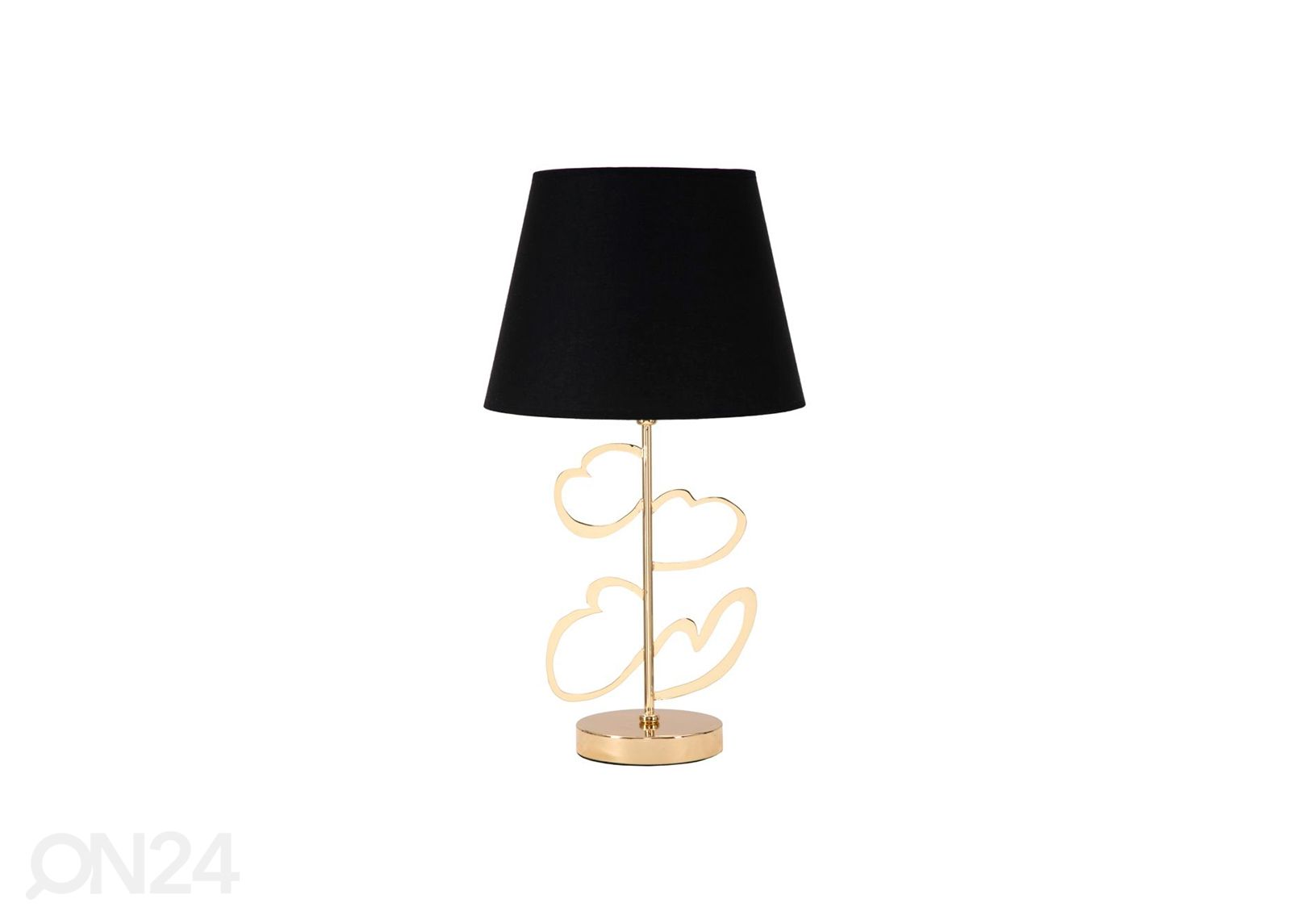 Pöytävalaisin Glam, kullanvärinen/ musta kuvasuurennos
