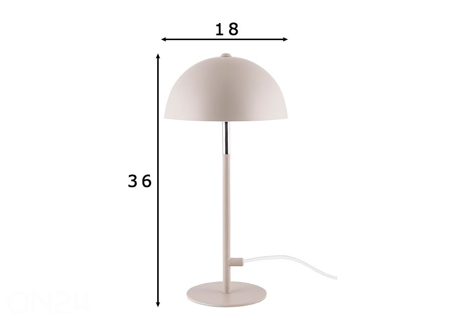 Pöytävalaisin Icon kuvasuurennos mitat