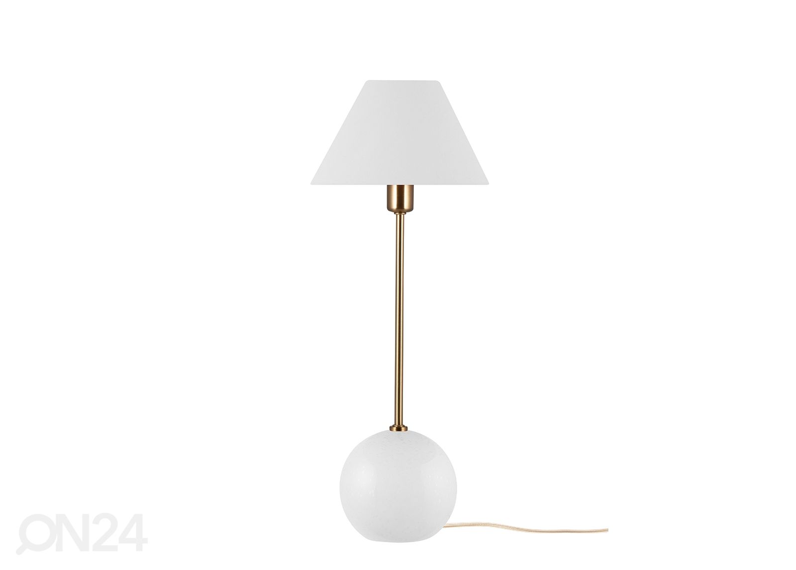Pöytävalaisin Iris 20, valkoinen kuvasuurennos