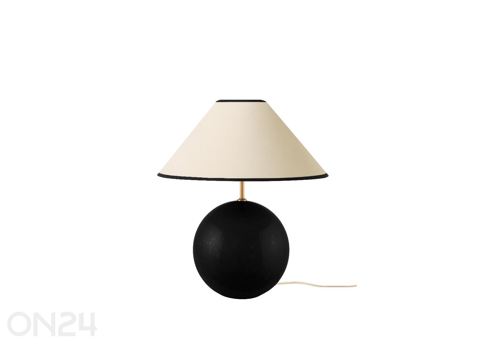 Pöytävalaisin Iris 35, musta kuvasuurennos