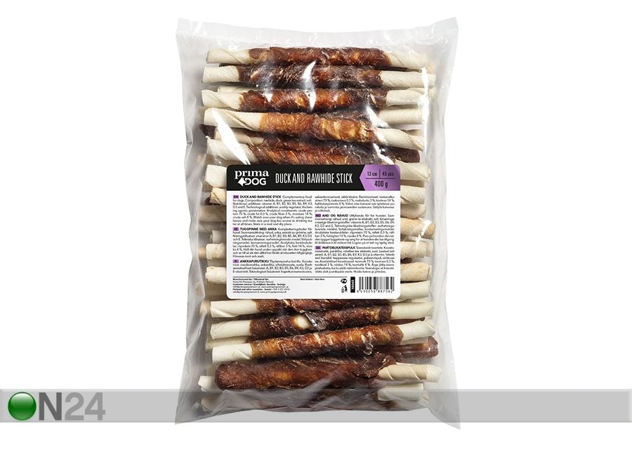 PrimaDog Ankkapururulla 13 cm, 45 kpl, 400 g kuvasuurennos