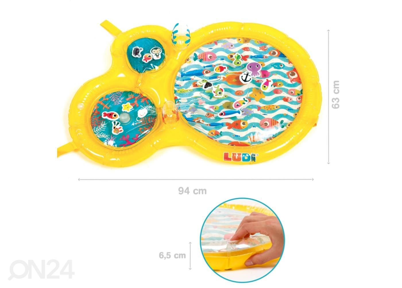 Puhallettava vesimatto Ludi kuvasuurennos