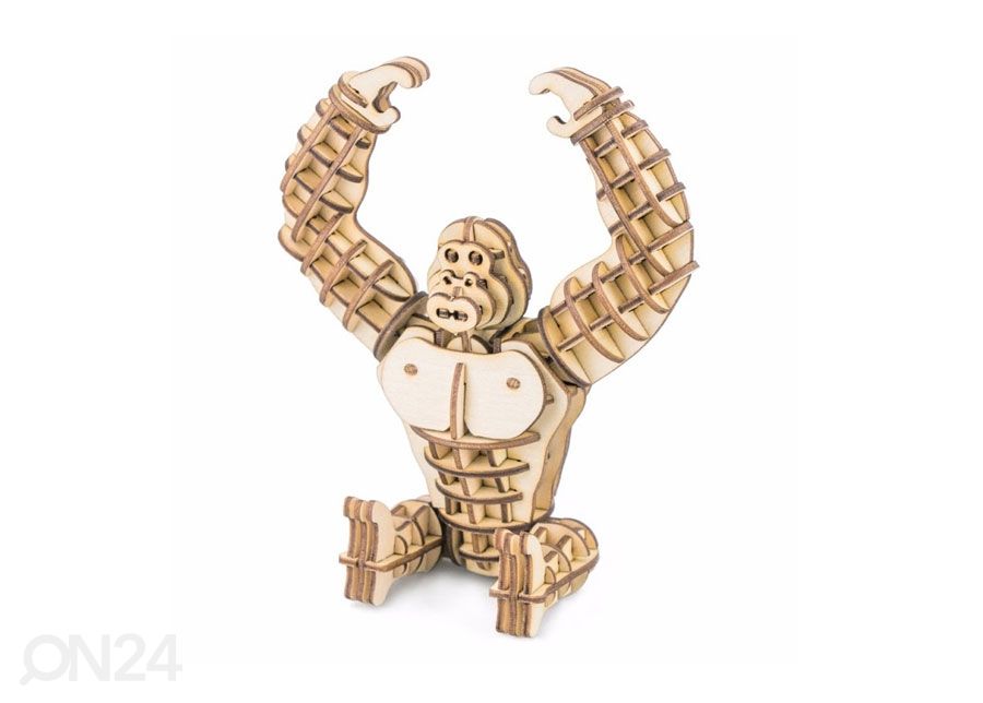 Puinen 3D palapeli GORILLA kuvasuurennos