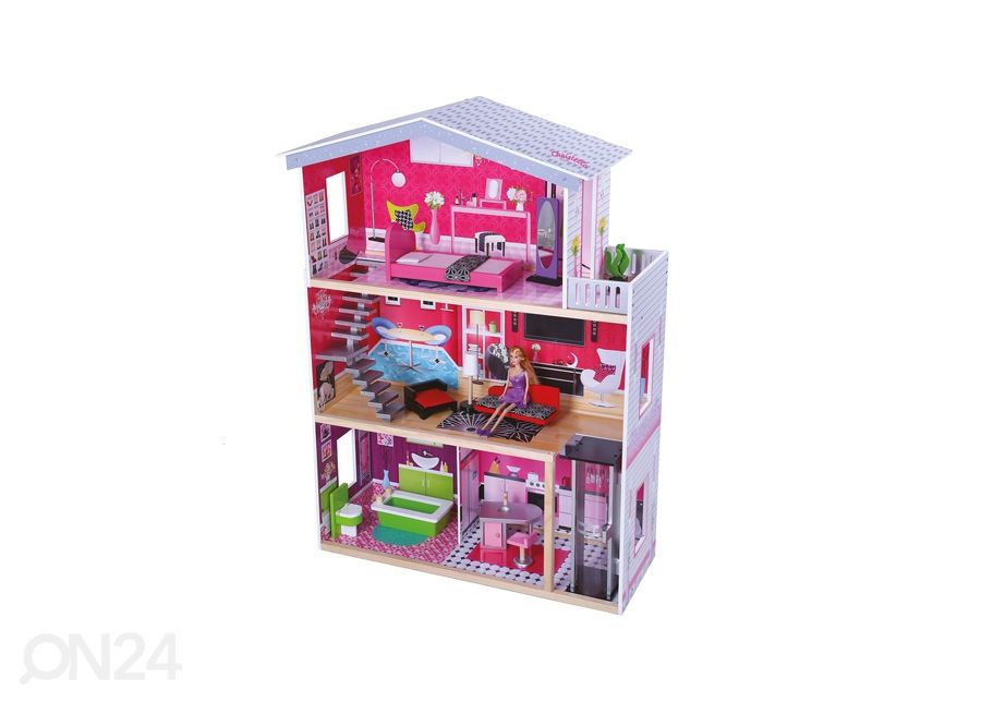 Puinen nukkekoti BARBIE CHRISTELLA kuvasuurennos