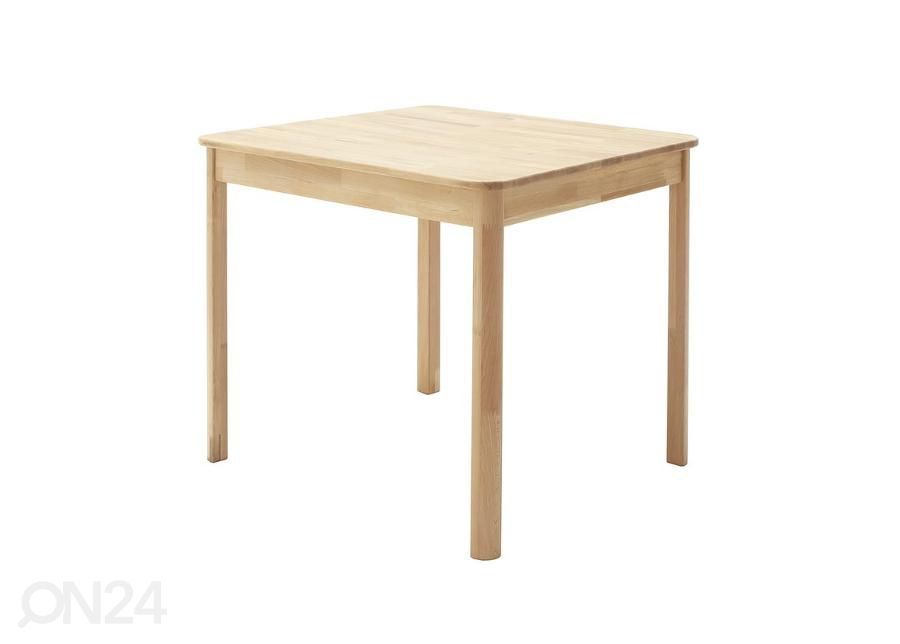 Puinen ruokapöytä Oskar 80x80 cm kuvasuurennos