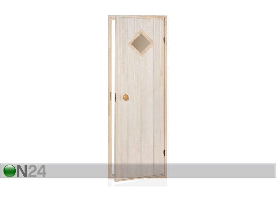 Puinen saunanovi BOX 70x190 cm kuvasuurennos