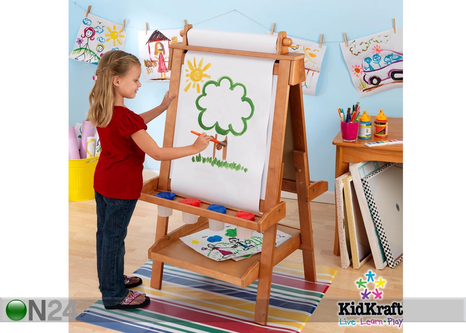 PuinenKidKraft PIIRUSTUSTAULU kuvasuurennos