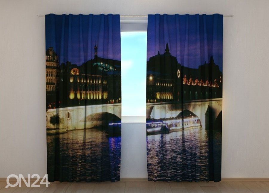 Puolipimentävä verho BRIDGE IN VENICE 1, 240x220 cm kuvasuurennos