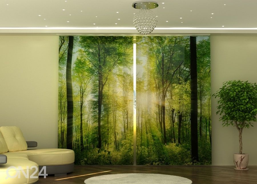 Puolipimentävä verho Sun Rays 290x245 cm kuvasuurennos