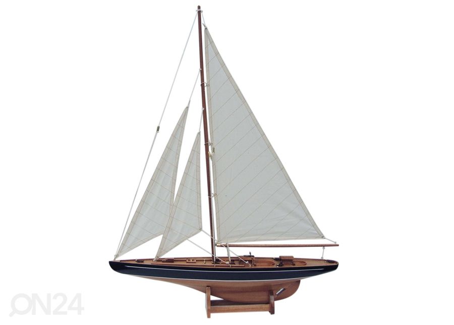 Purjelaivan pienoismalli kuvasuurennos