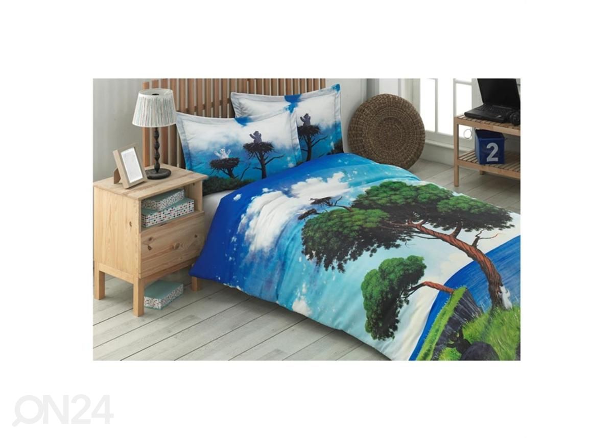 Pussilakana 150x210 cm Navitrolla Riemu satiini kuvasuurennos