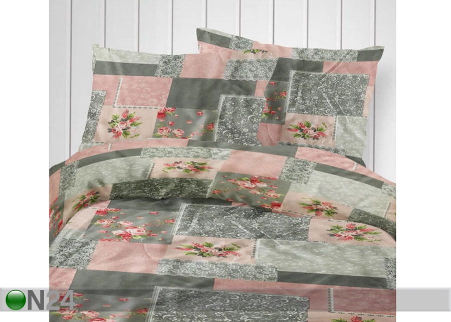 Pussilakana PatchworkRose kuvasuurennos