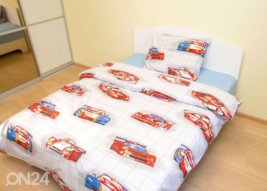 Pussilakanasetti Racing Car 150x210 cm kuvasuurennos