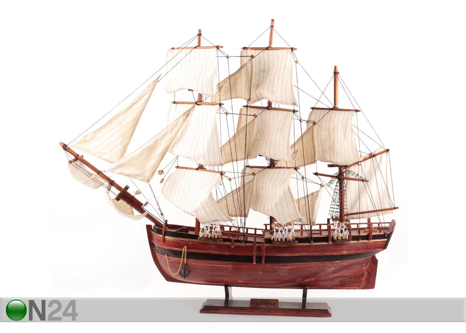 Puulaiva HMS ENDEAVOUR kuvasuurennos