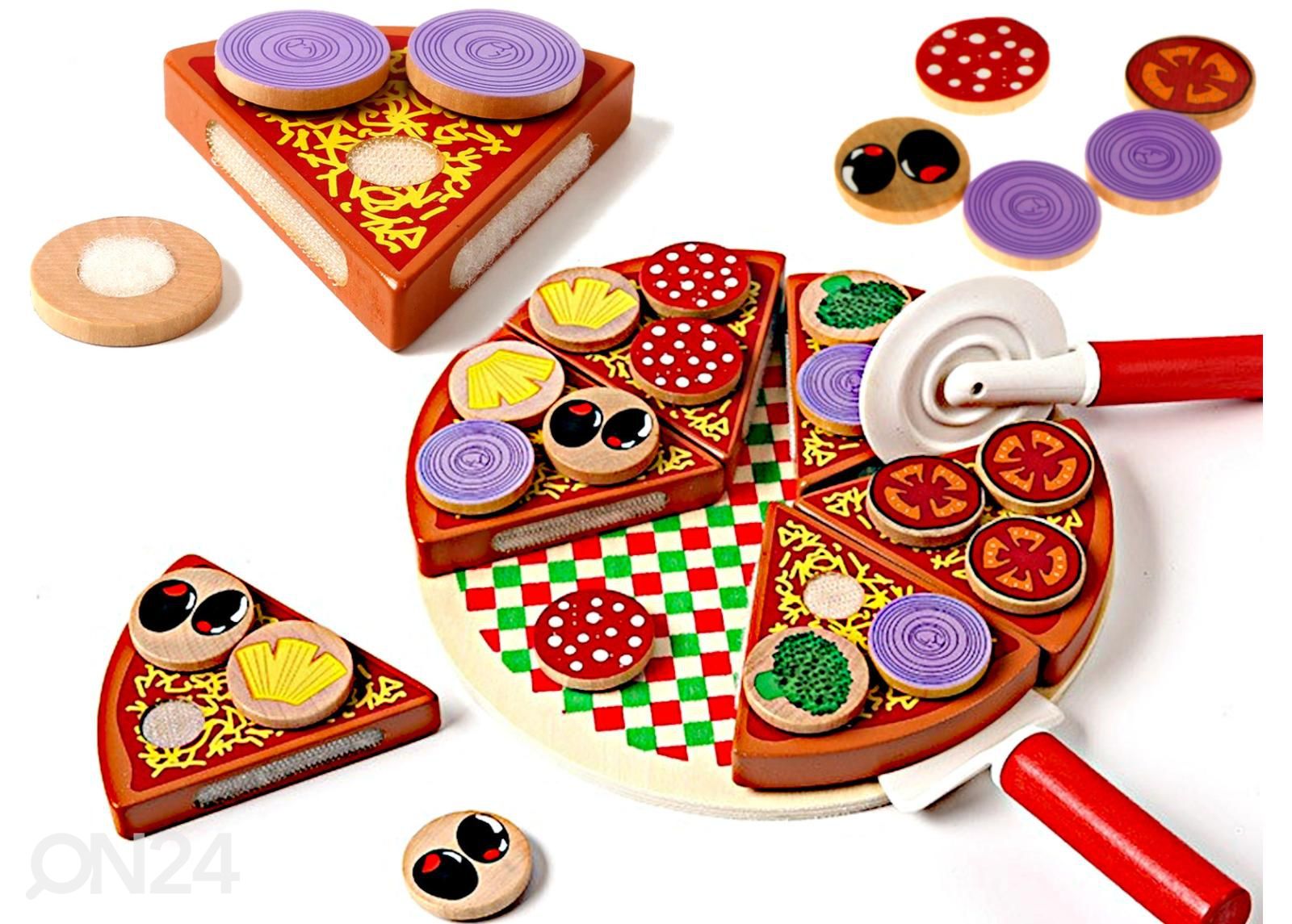 Puulelu Pizza kuvasuurennos