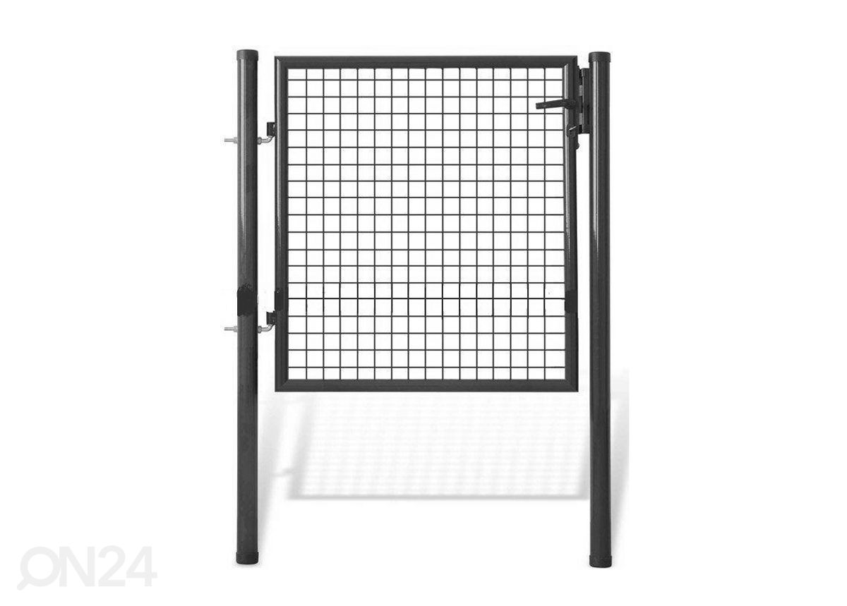 Puutarhaportti, harmaa 1x1 m kuvasuurennos