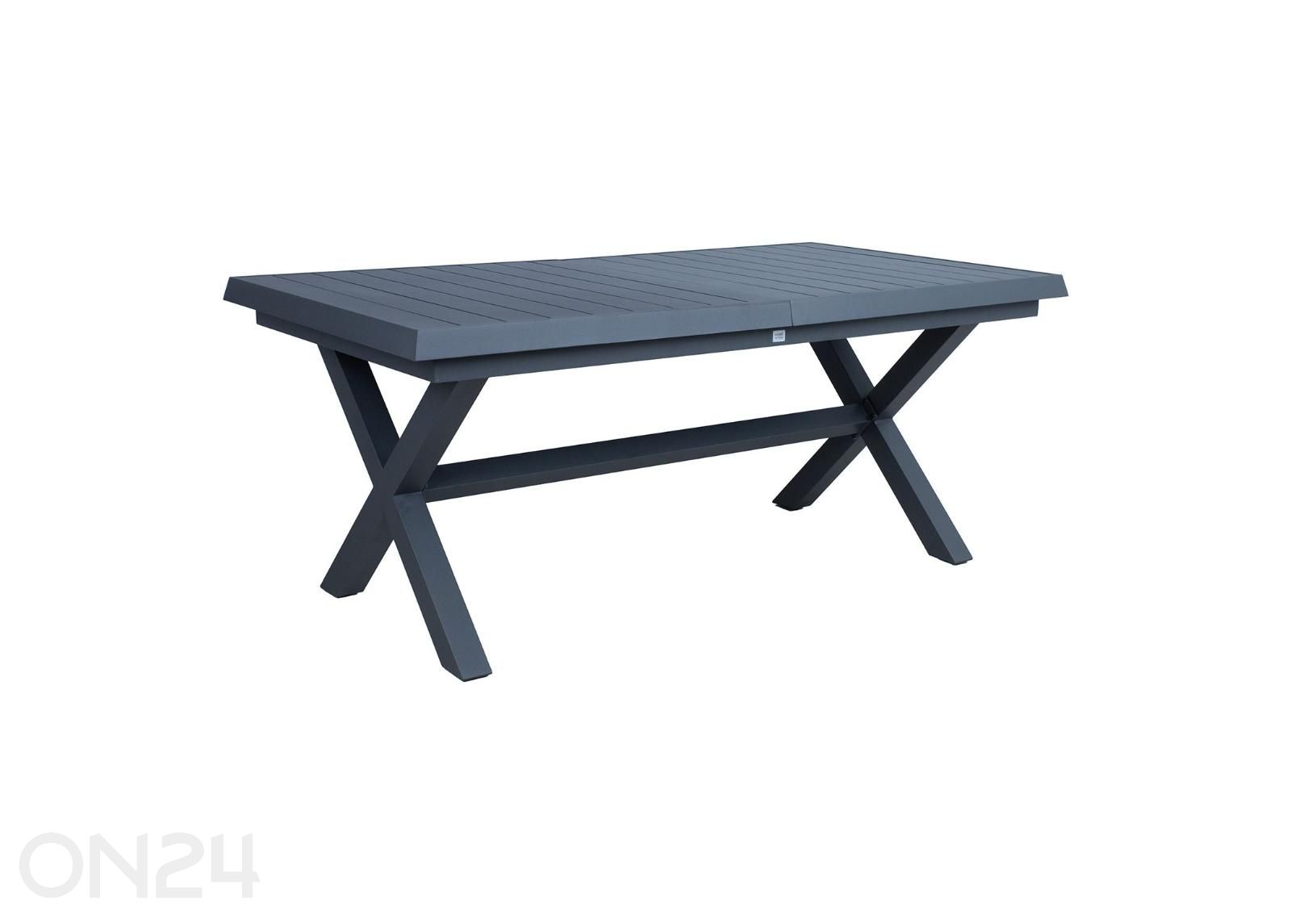 Puutarhapöytä Columbus 100x183/243 cm kuvasuurennos