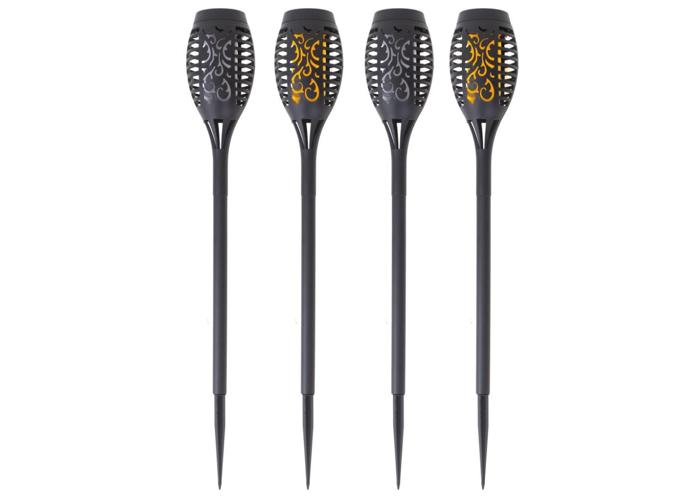 Puutarhavalaisin aurinkokennolla 12 LED, 4 kpl kuvasuurennos