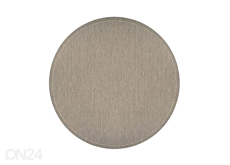 Pyöreä matto Tatami Taupe Ø 200 cm kuvasuurennos