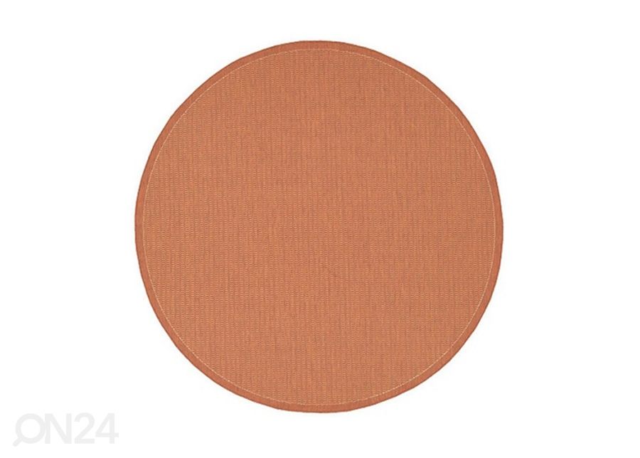 Pyöreä matto Tatami Terracotta Ø 200 cm kuvasuurennos